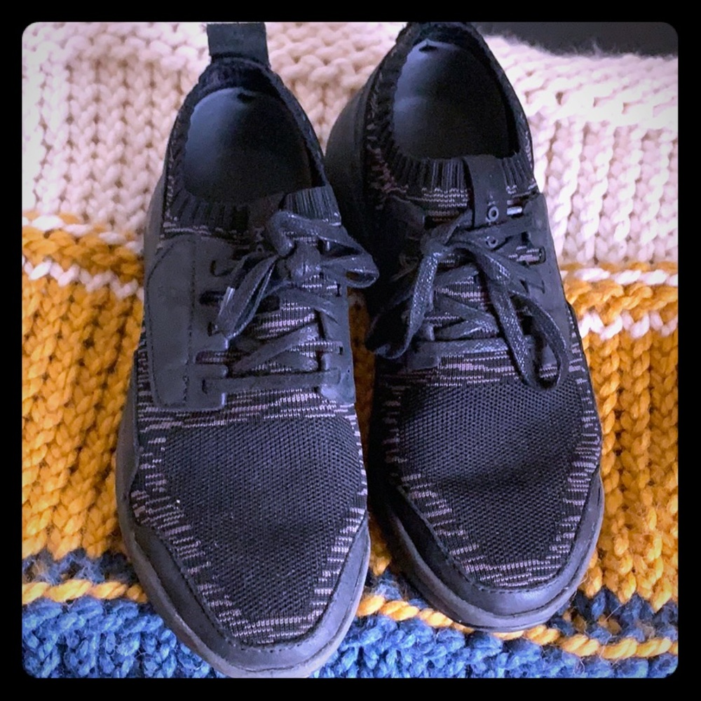 Black work sneakers